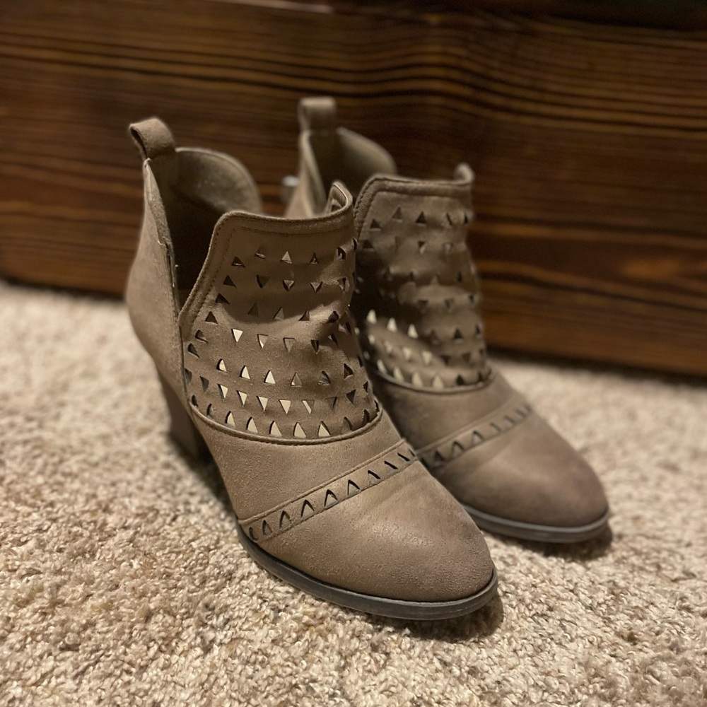 Tan Booties